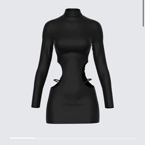 Finesse: Mariah Black Mini Dress
